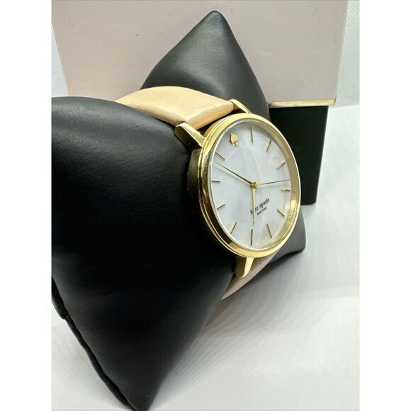 Kate Spade Metro 0073 Women\'s Beige Leather Strap Analog Dial Wrist Watch JNA141 main image 4